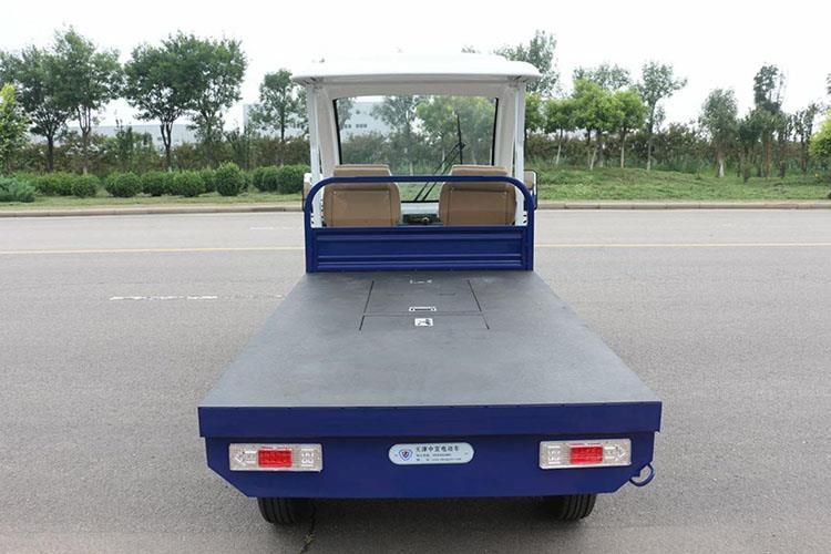 電動貨車配置有專業(yè)的工業(yè)載重車架，該車架是防銹、防腐蝕，結構更堅固，這樣能夠讓電動貨車使用壽命更長