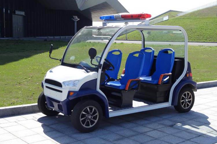 八座電動巡邏車采用純自動能源，污染小、噪聲小，能量轉化率高，結構簡單