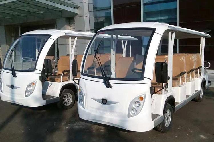 漢能集團(tuán)十四座電動(dòng)觀(guān)光車(chē)到貨