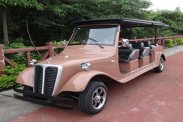 外觀色彩可根據(jù)電動(dòng)觀光車使用場所不同而異，噴涂不一樣基調(diào)外觀