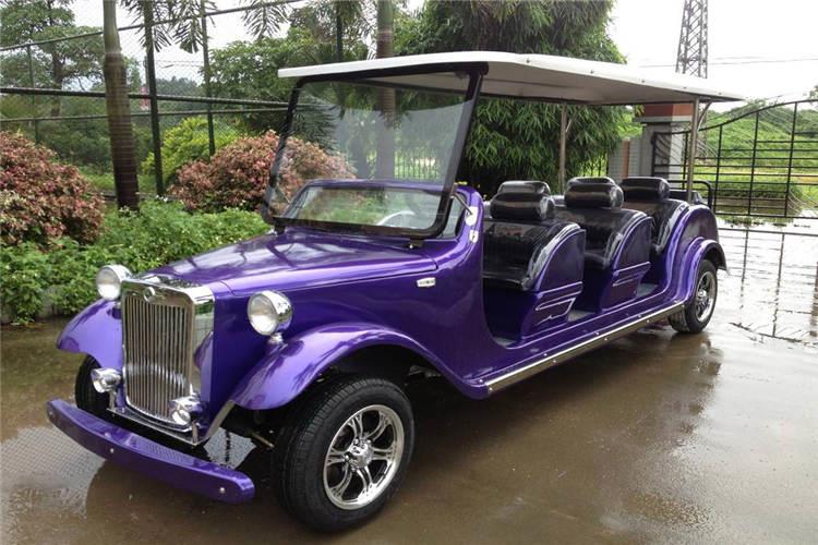 山東電動(dòng)老爺車在日積月累的使用中，車輪胎老化，胎壓變高，這樣電瓶觀光車輪胎在高速滾動(dòng)，負(fù)重過大